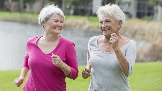 two women running. alert1 medical alert systems two women running. alert1 medical alert systems